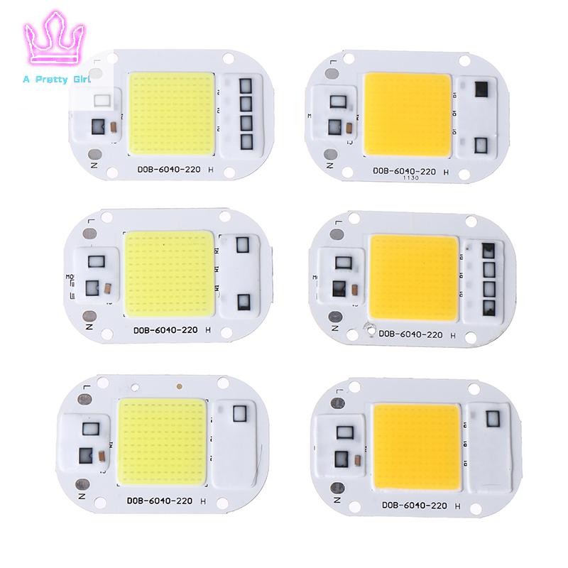 A Pretty Girl LED ชิป 20W 30W 50W AC 220V สมาร์ท COB โคมไฟลูกปัด LED ...