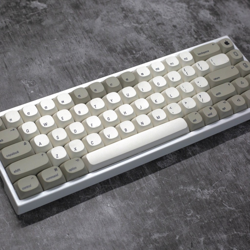 Apple Style Minimalist Keycap pbt Sublimation MA ความสูง Adaptation 61 ...