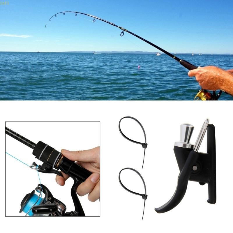 Infi Fixed Spool Castings Aid Rod Clamps ปุ่ม Trigger สำหรับตกปลา ...