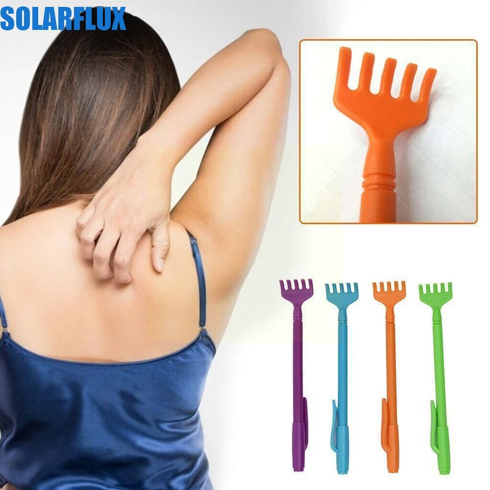 Solarflux ขยาย Back Scratcher แบบพกพา 1PC Telescoping Itch Scraper ...