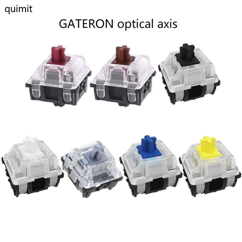 Quim Optical Switch Linear Clicky Switch สําหรับคีย์บอร์ดเกมกลแบบออปติ ...
