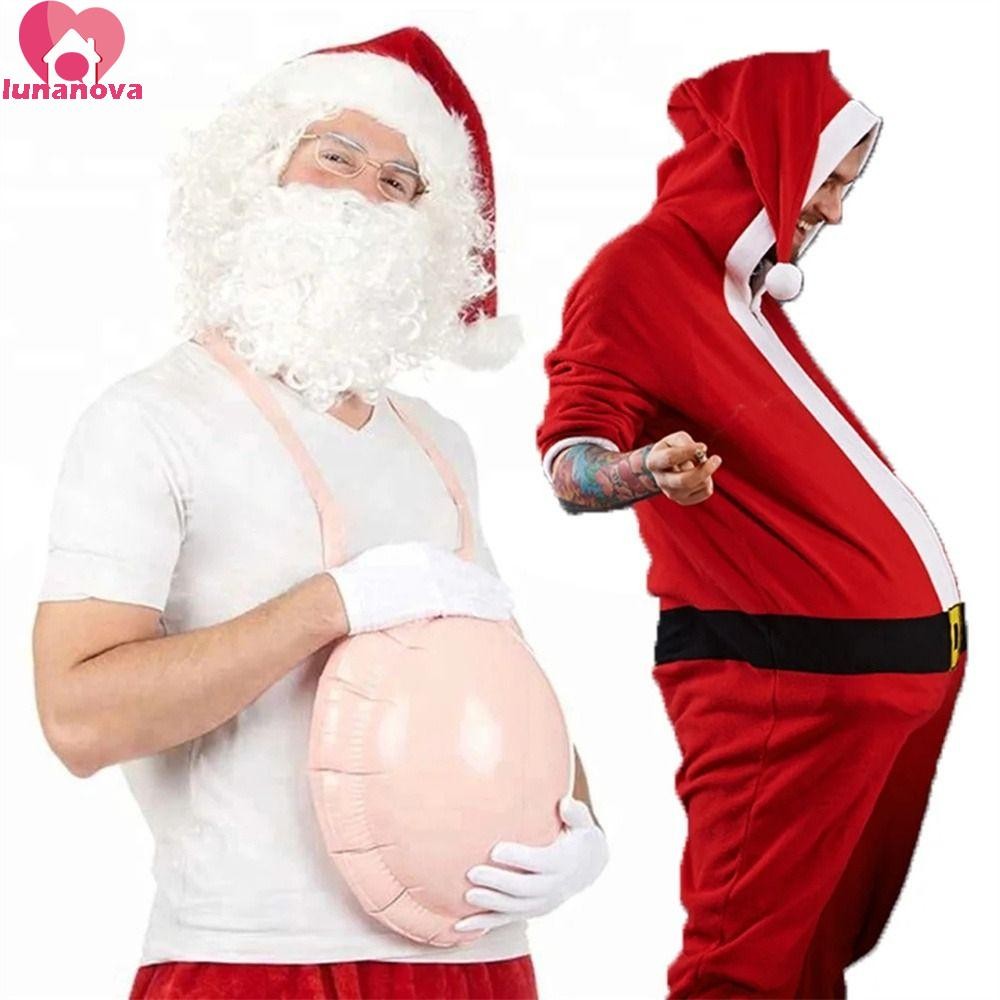 Lunanova Inflatable Belly, False Belly คอสเพลย์ชุดปลอม Santa Claus ...