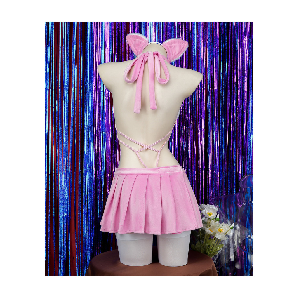 GSexy Bunny Girl Cosplay Outfit For Women Kawaii Cat Costumes Halter  Japanese uniform One Piece Bodysuit and skirt Porno | Shopee Thailand