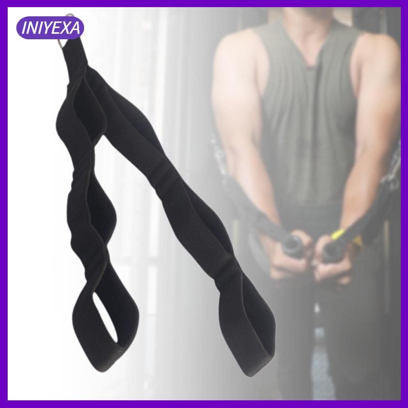 TAVIEW Adjustable Tricep Rope Attachment – 3 Lengths In 1 For Cable Machine Workouts
