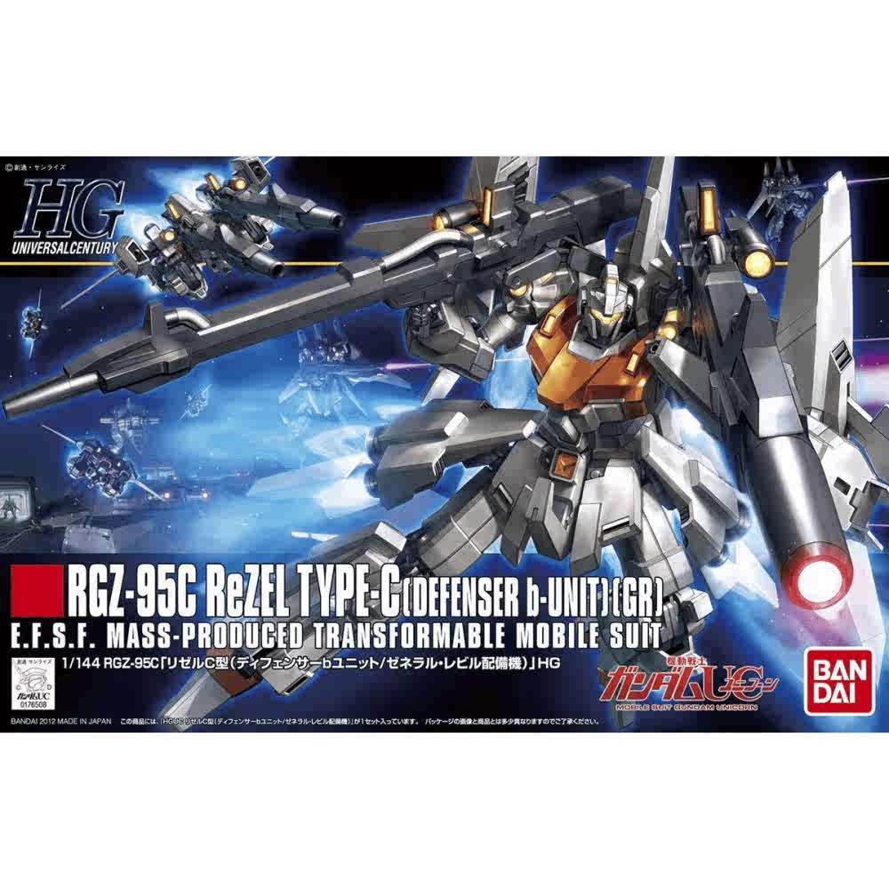 Bandai gundam Assembled Model HGUC 142 ReZEL DEFENSER b-UNIT Richell ...