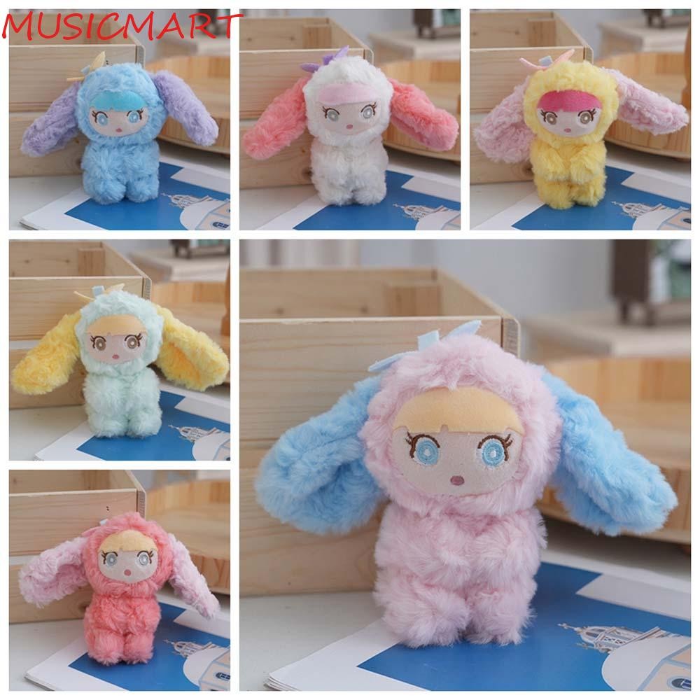 Musicmart Baby Three Doll Figures, Collectible Big Eared Bunny Rabbit ...