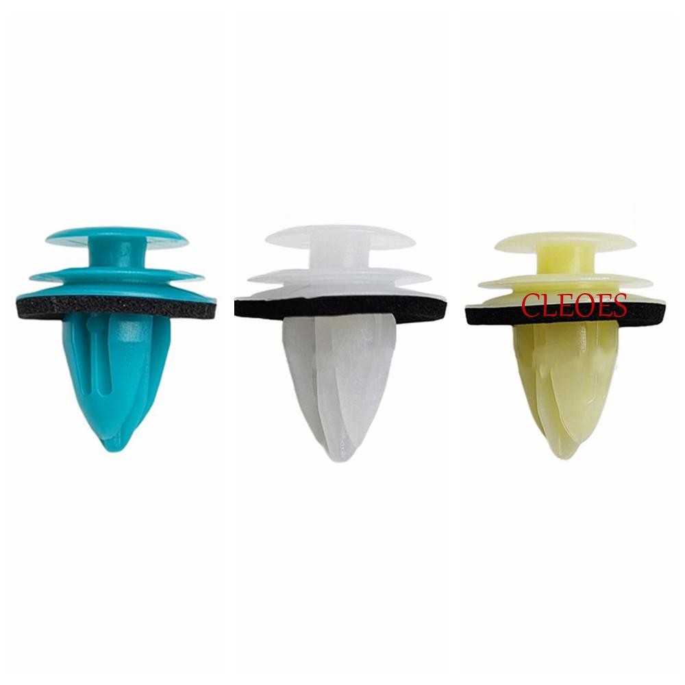 Cleoes 100 ชิ้น Retainer Fastener Rivet, หัวเข็มขัดประตู Rivet Kit คลิป ...