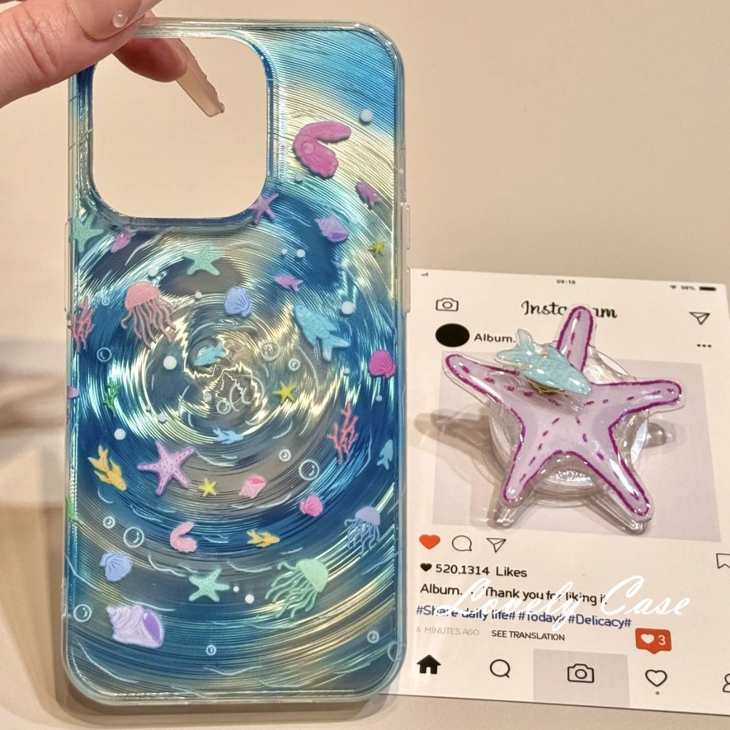 IMD Vortex Marine Star ปลาการ์ตูนเคสโทรศัพท์ปลอกสําหรับ IPhone 16 11 14 ...