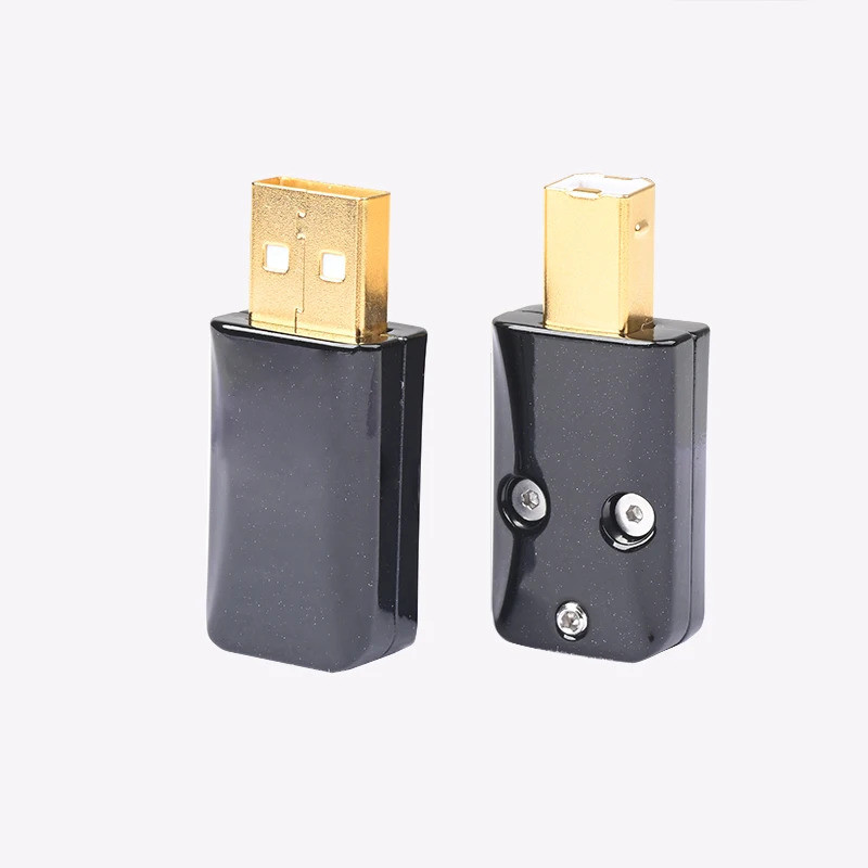 Ataudio Hi-end 24k Gold Plated USB 2.0 Plug USB AB สาย USB Connector ...