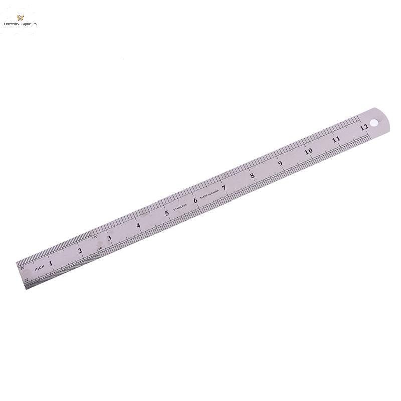 Cod METAL RULER Stainless Steel Straight Edge Drawing Cutting Non Skid ...