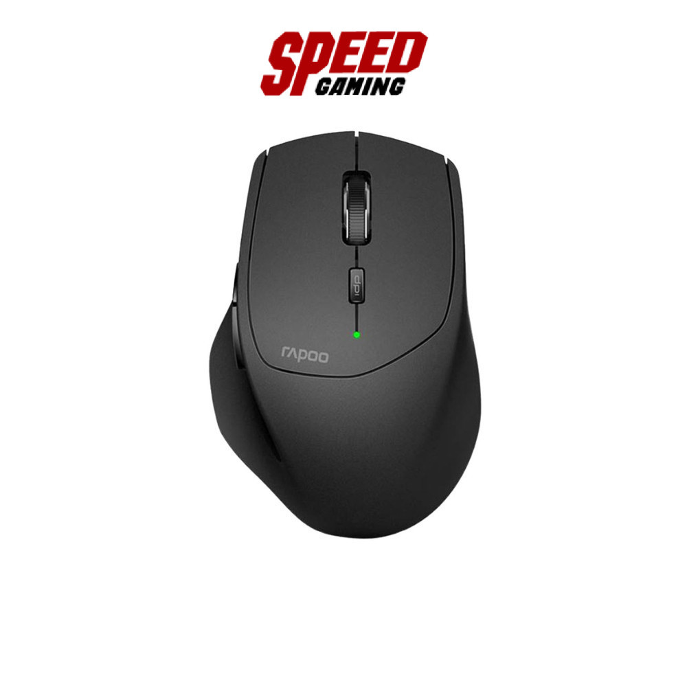 RAPOO MT550 BLACK MULTI-MODE WIRELESS 600,1000,1300,1600 DPI MOUSE ...