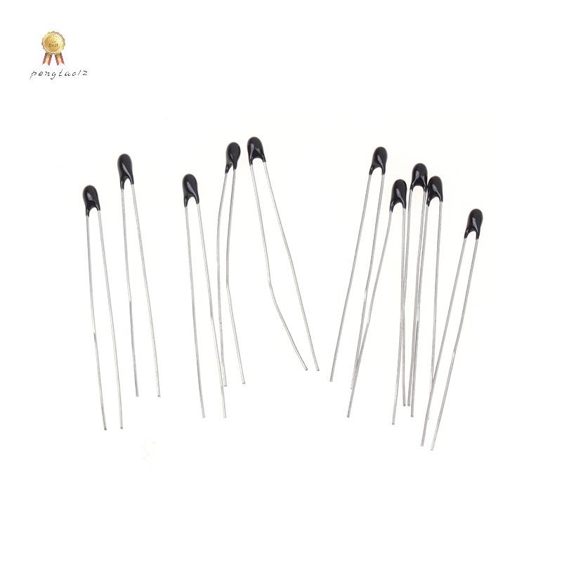 Pengatao12 10 ชิ้นเทอร์มิสเตอร์ B3435 NTC-MF52-103F 10K โอห์ม 1% ...