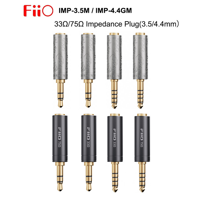 FiiO 33ohm 75ohm Impedance Plug 3.5 มม./4.4 มม.ขั้วต่อ IMP-3.5GS IMP-4 ...