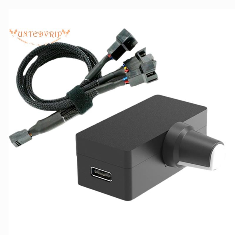 Pwm Speed Controller 4Pin PWM Fan Governor PWM USB TYPE-C แหล่งจ่ายไฟ ...
