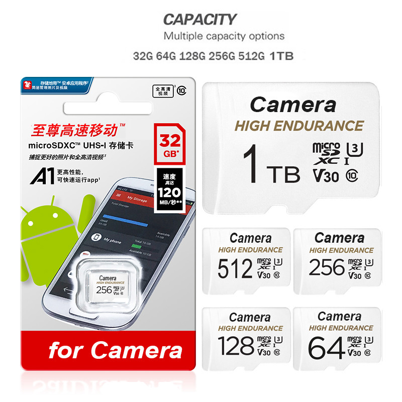 Sd Card Sandisk Micro Ultra Memory 32GB 64GB 128GB 256GB 512GB 1TB Class 10 TF E Micro Sd - Foto 5