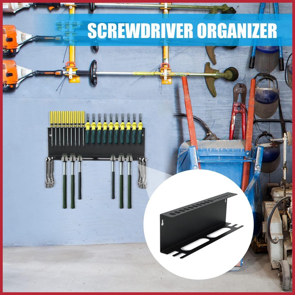 Hand Tool Storage Wall Rack ไขควงผู้ถือ Rack Workshop มือเครื่องมือไข ...