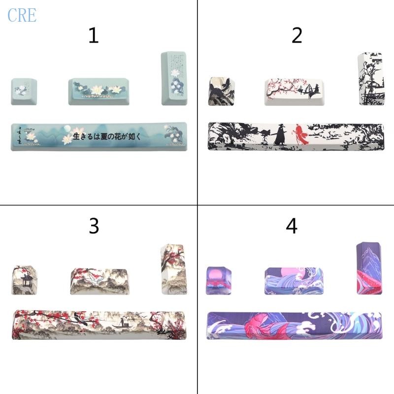 4 Keys Esc Entre 6.25u Spacebar Keycap Oem PBT Five Sides Dye-Subbed ...