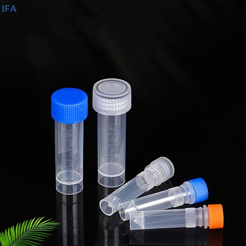 IFA 20pcs 1.5/1.8ml PP Lab การวิเคราะห์หลอดแช่แข็งสําเร็จการศึกษา ...