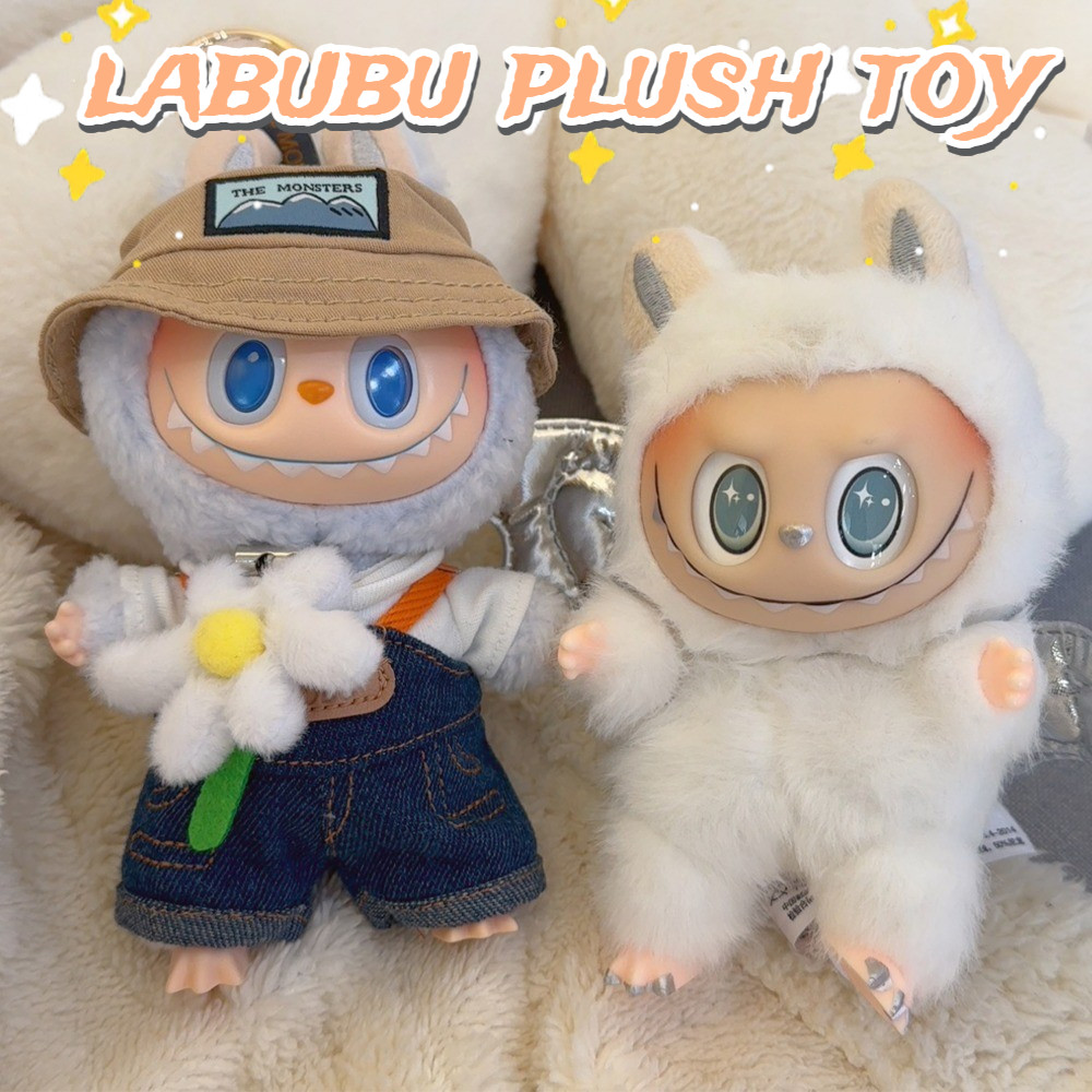 อะนิเมะยอดนิยมรูป Labubu ไวนิลของเล่นตุ๊กตากระเป๋าเป้สะพายหลังจี้ตุ๊กตา ...