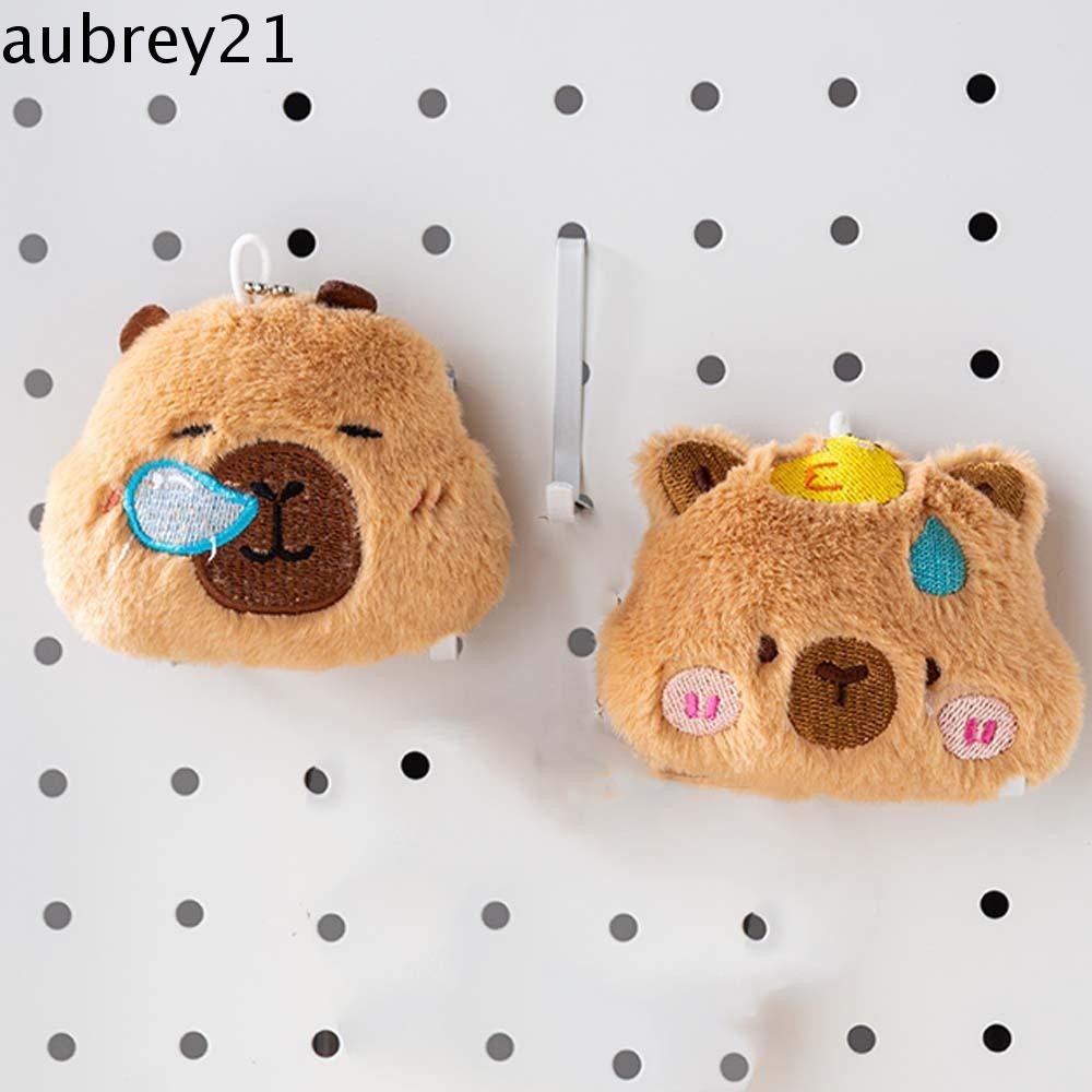 Aubrey1 Capybara Key Ring, Heart Blinking Capybara ตุ๊กตาพวงกุญแจ ...