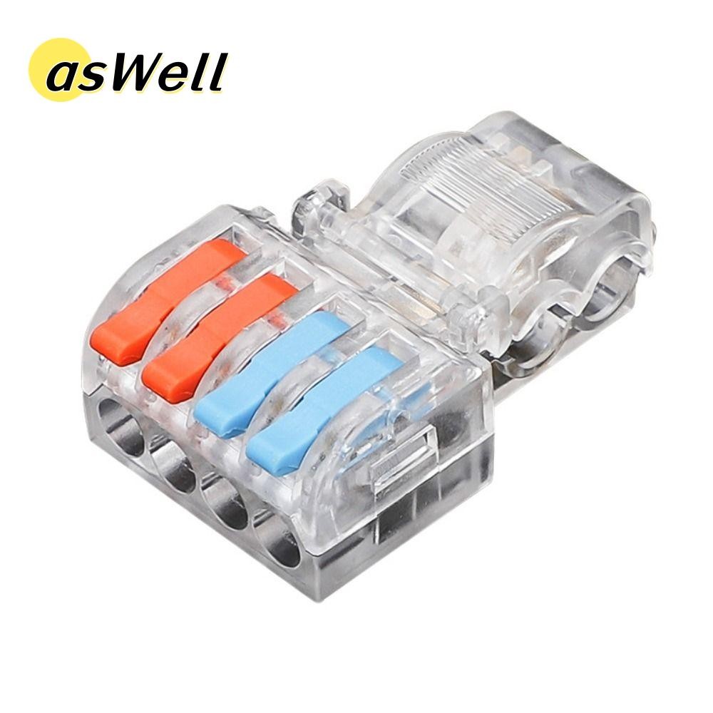 Aswell Quick Terminal Block, T ประเภท Universal Compact Wire Connector ...