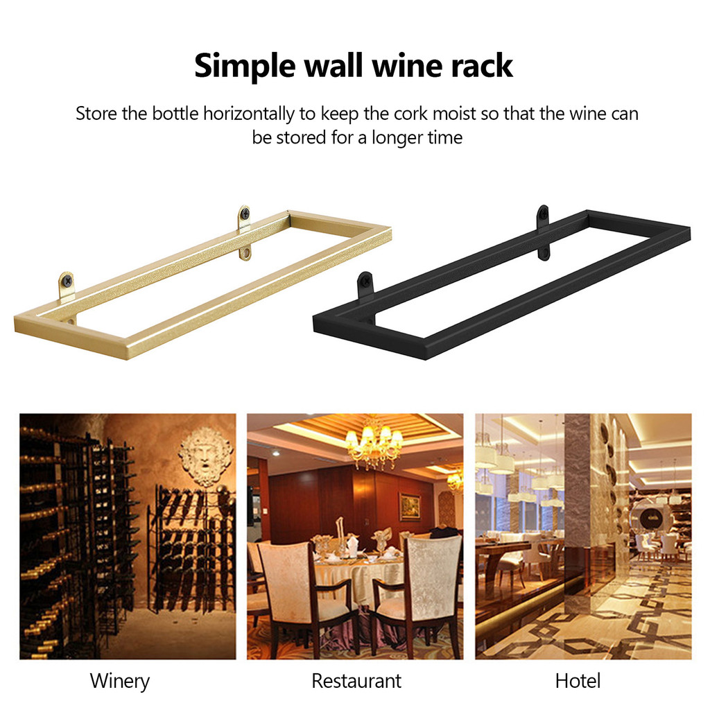 LOCAL Wine Racks Wall Mounted, Wall Wine Bottle Holder Display, Metal ...