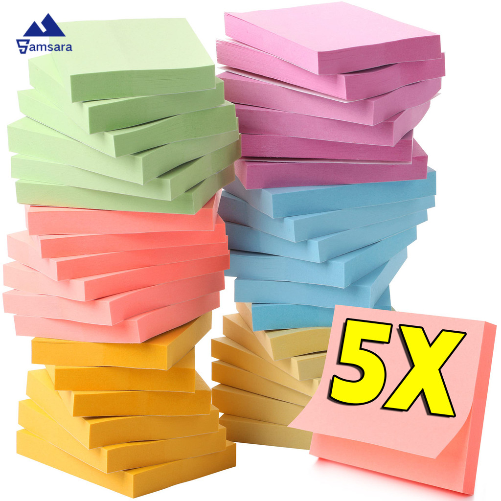 3.8x3.8 ซม. Mini Sticky Notes - 100 แผ่นต่อแผ่น, Easy Tear & Stick ...
