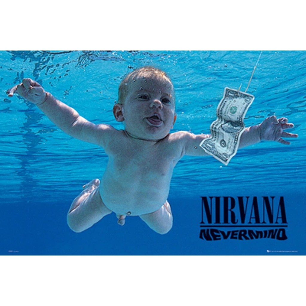 Gb eye Nirvana Nevermind Poster | Shopee Thailand