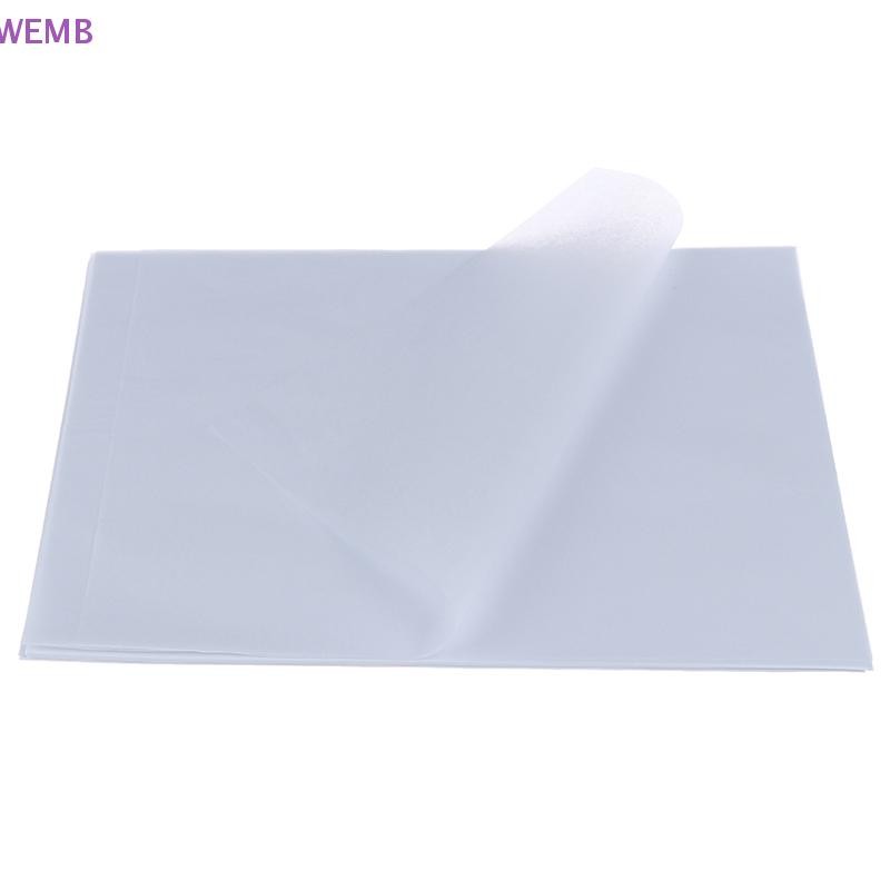 WEMB 100 ชิ้น Tracing กระดาษโปร่งแสงหัตถกรรมคัดลอกการประดิษฐ์ตัวอักษร ...