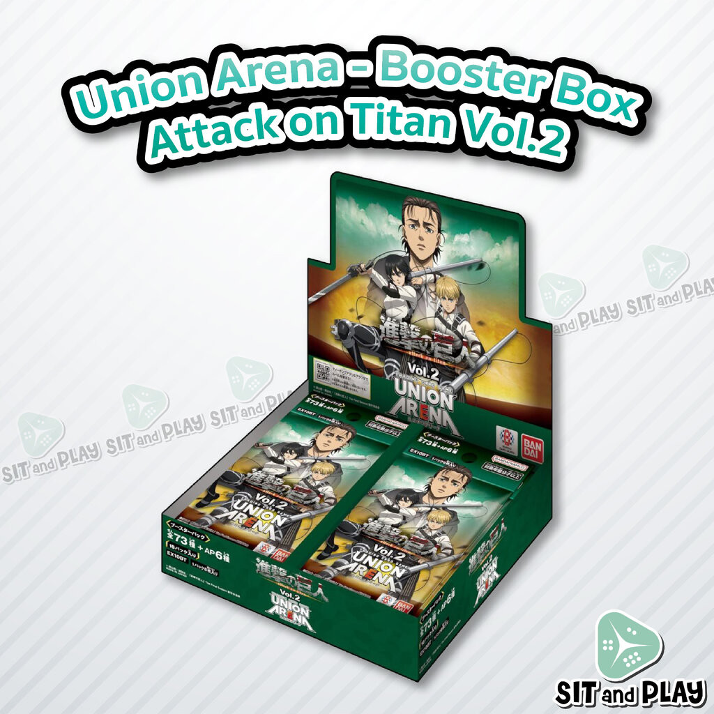 Union Arena - Attack on Titan Vol.2 - Booster Box (EX10BT)     . | Shopee Thailand