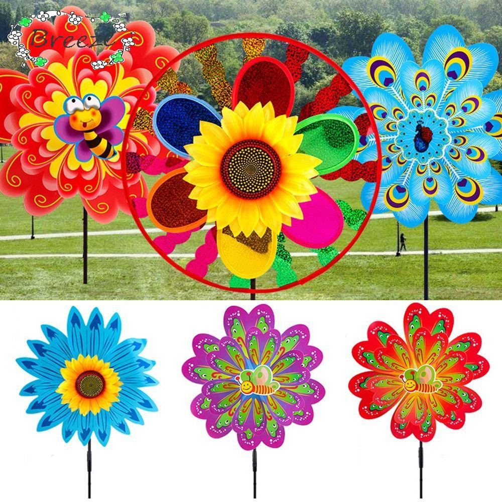 Breeze เค้าโครง Pinwheels ของเล่นกิจกรรมกลางแจ้งสําหรับบ้านสวนการ์ตูน ...