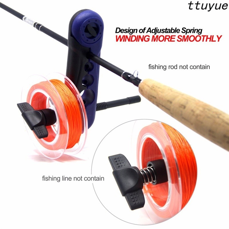 ใหม่แบบพกพา Universal Fishing Reel Rod Line Winder Spooling Station ...