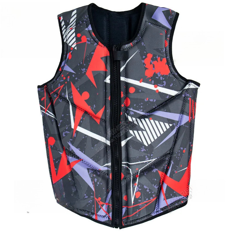 [Legend6] Wakesurf Comp Vest CE ได้รับการอนุมัติเสื้อชูชีพ Neoprene ...