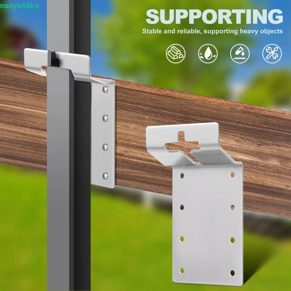 MAOYE ขายึดแนวตั้ง, เหล็กแข็งแรง 3 นิ้ว T-Post Mounting Bracket, ทนทาน ...