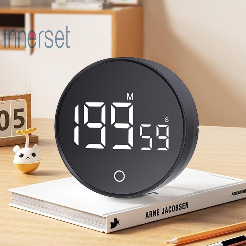 Magnetic LED Digital Kitchen Timer จอแสดงผล LED ขนาดใหญ่ Electronic ...