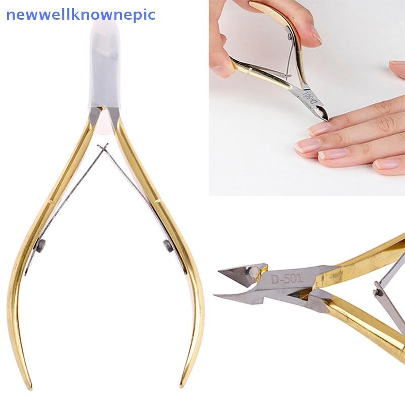 Newwellknownepic สแตนเลส Cuticle Nipper Dead Skin Cutter Nail Art ...