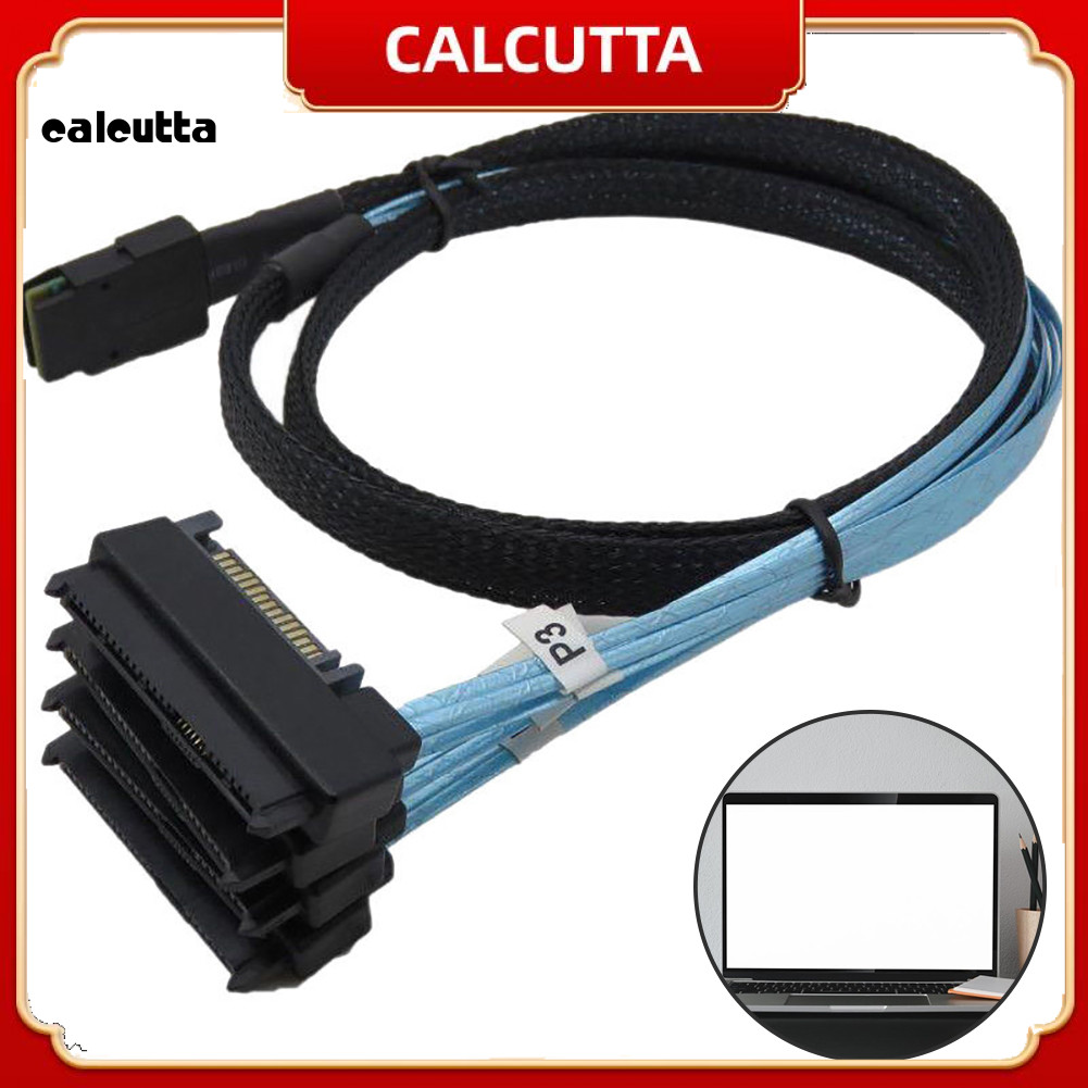 [calcutta] 3ft 1m Mini SAS 36P SFF-8087 ถึง 4 SFF-8482 Connectors พร้อม ...