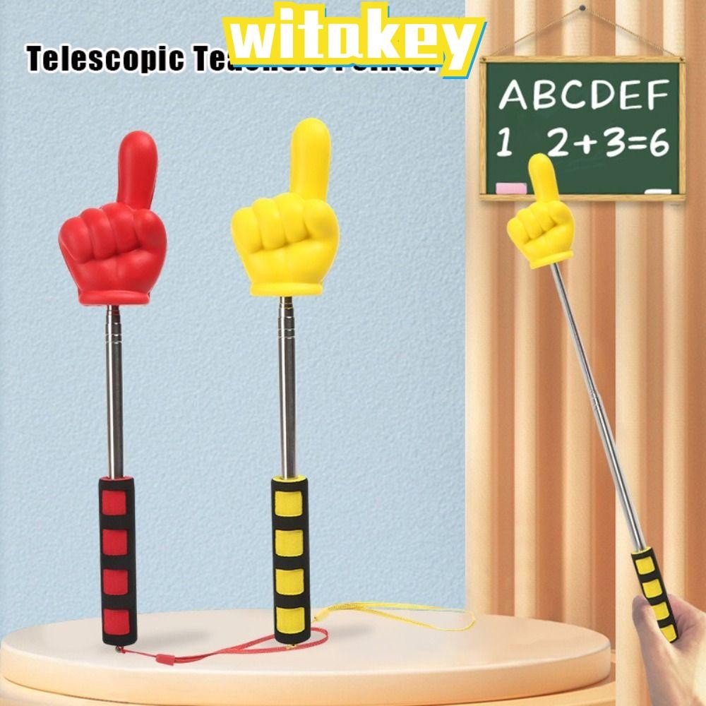 WITAKEY ไม้อ่านหนังสือนิ้วมือ, Telescopic Rod Finger Design ไม้การสอน ...