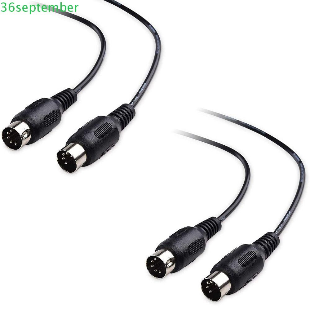 Sepember MIDI Cable, Male To Male Copper MIDI Extension Cable, Red ...