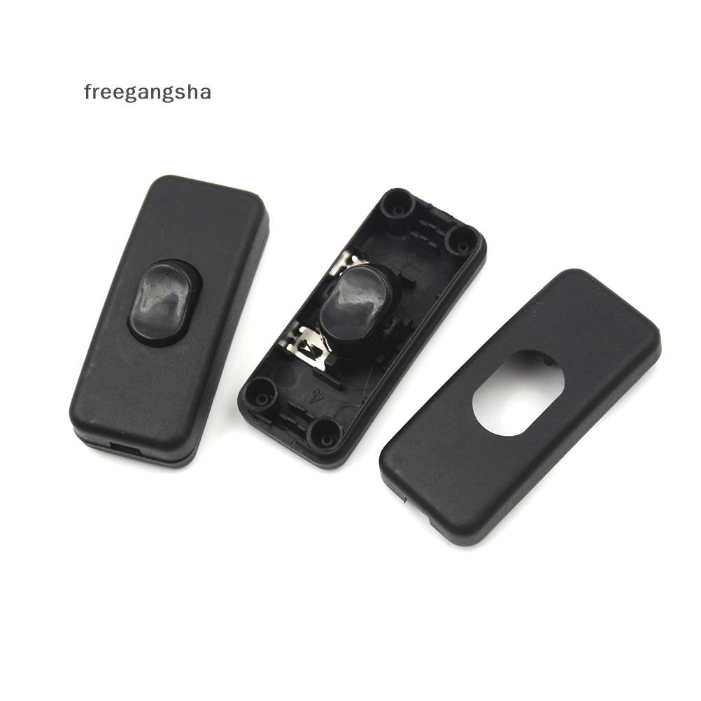 [FREG] 5 ชิ้น AC 250V/125V 2A สวิตช์ไฟพลาสติกปุ่มเปิด/ปิดในสวิตช์สายไฟ ...