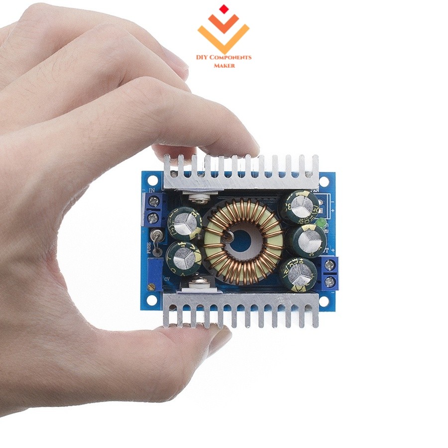 12a DC-DC Buck เครื่องแปลงแรงดันไฟฟ้า High Power Low Ripple ปรับ 95 ...
