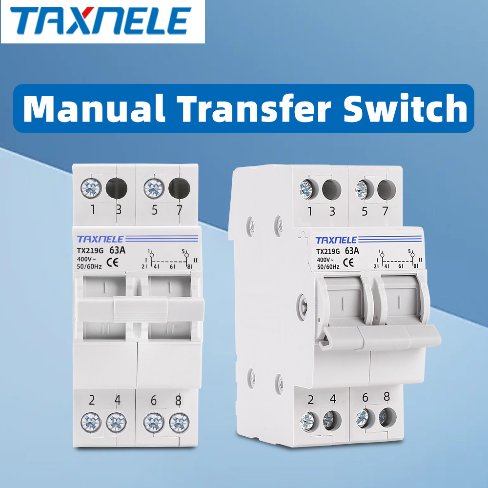 Mts Dual Power Manual Transfer Switch 2P 40A 63A 230V 400V Modular ...