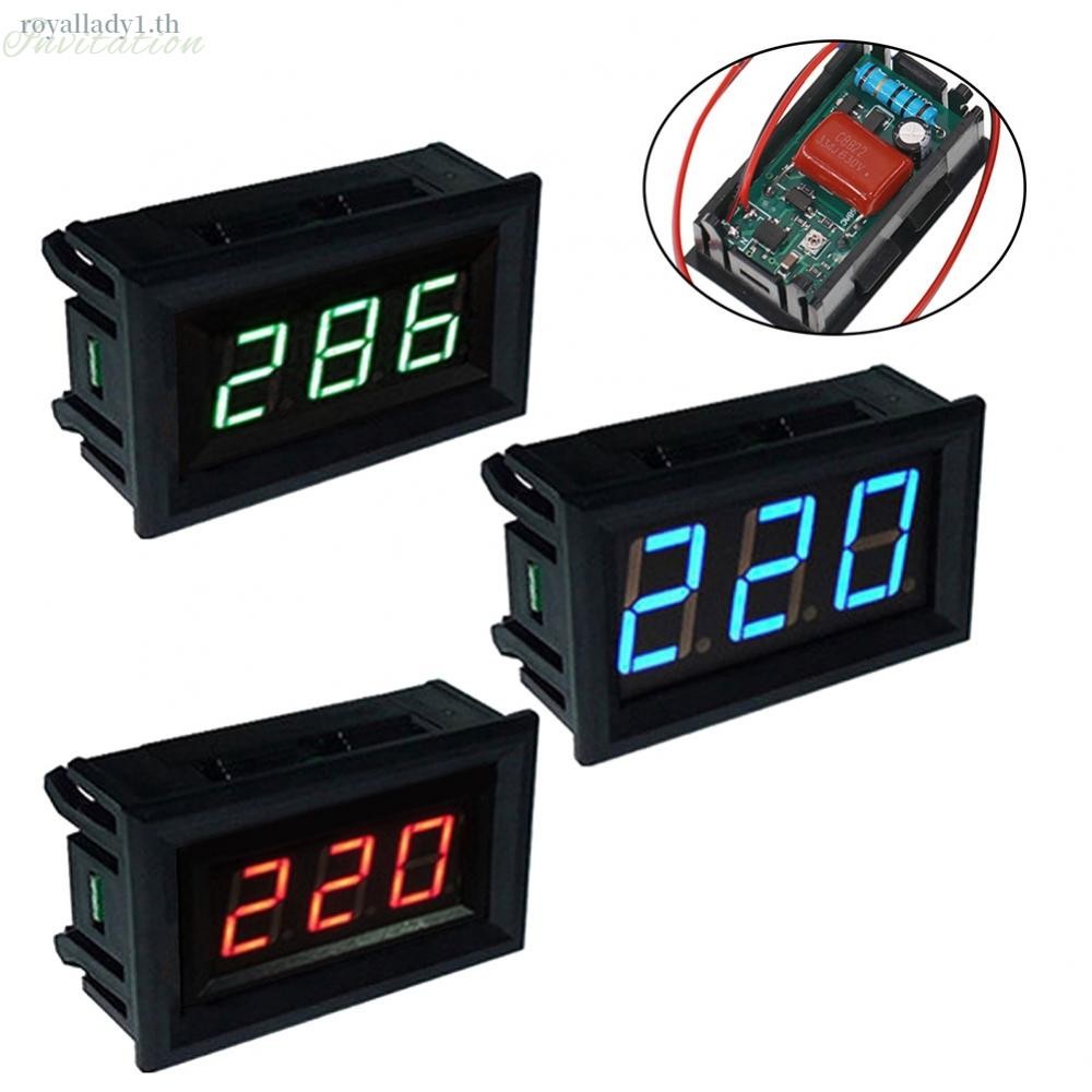 ตารางแรงดันไฟฟ้า DSN-DMM-568ac Display Gauge สีเขียว