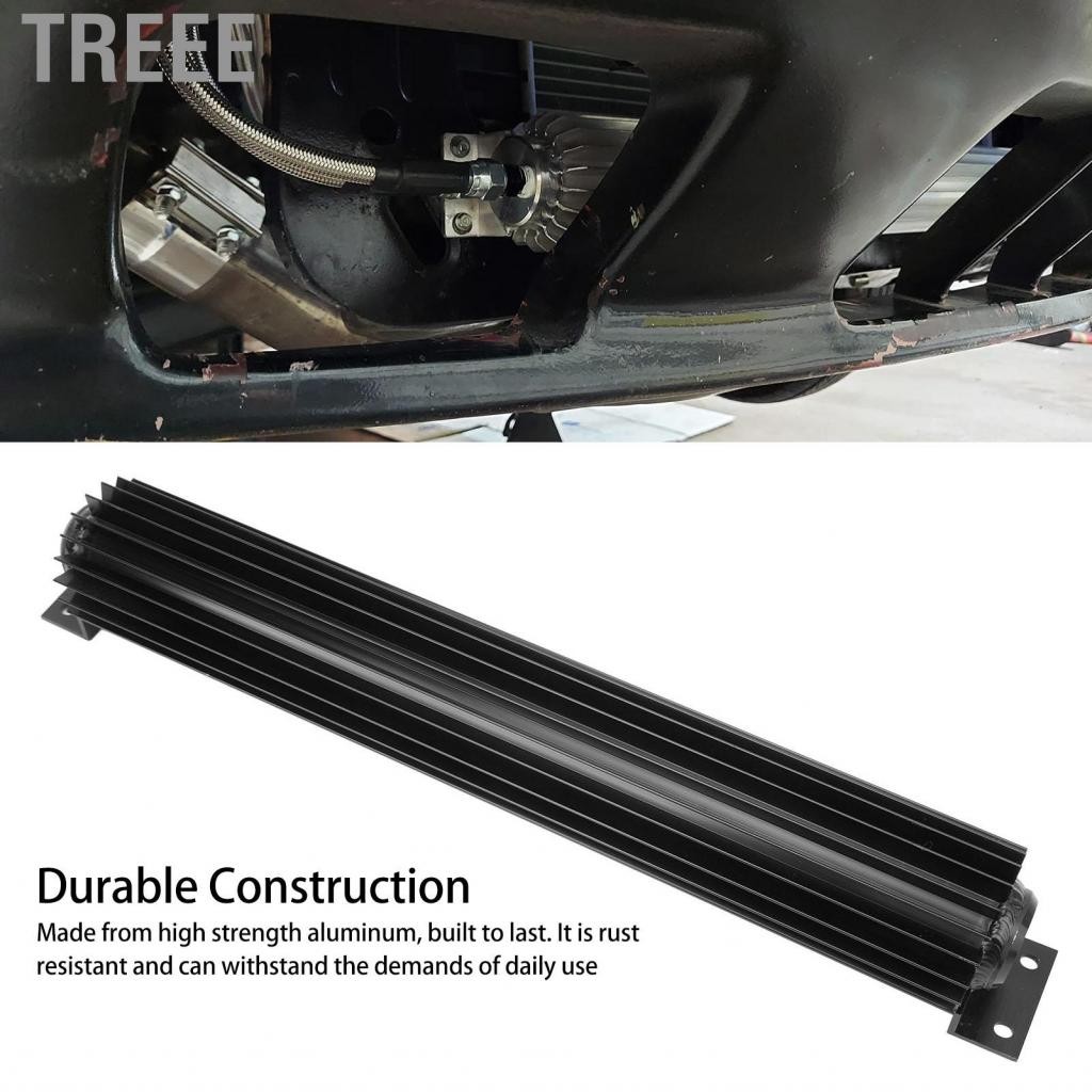 Treee Universal Trans Cooler 18in น้ำมันเกียร์แบบ Anodized Fit สำหรับ ...