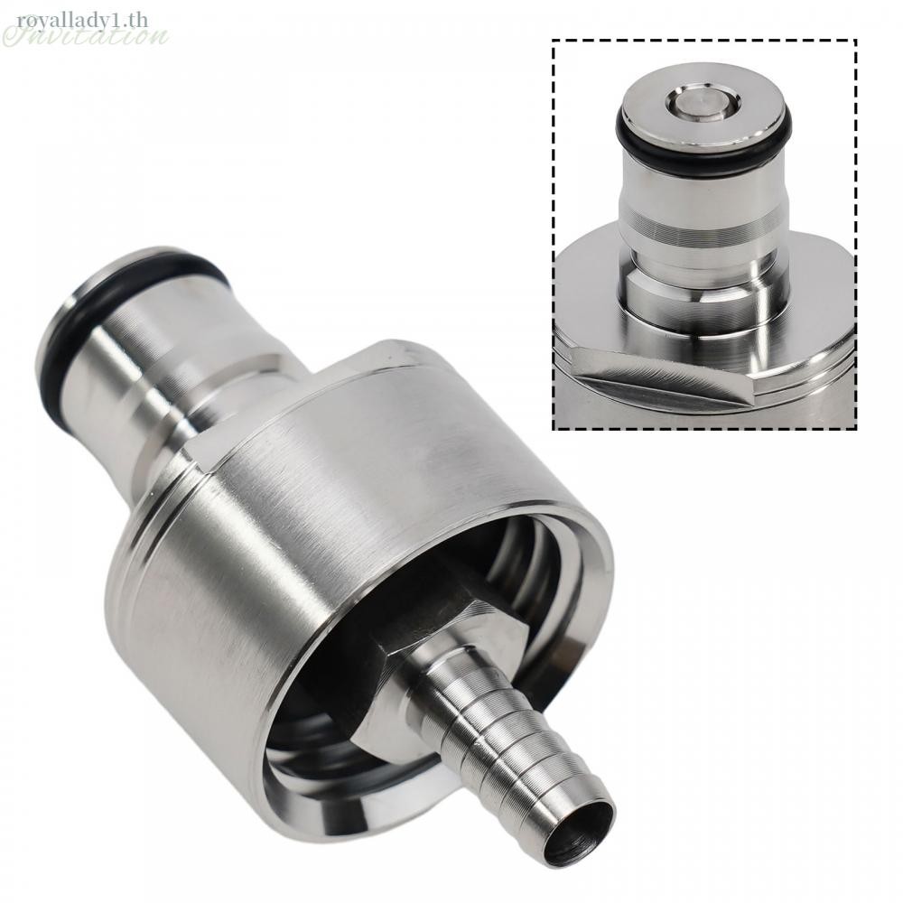 Carbonation Cap Ball Lock Cap เบียร์น้ําผลไม้ Silvery ใหม่ CO2 ฉีด ...