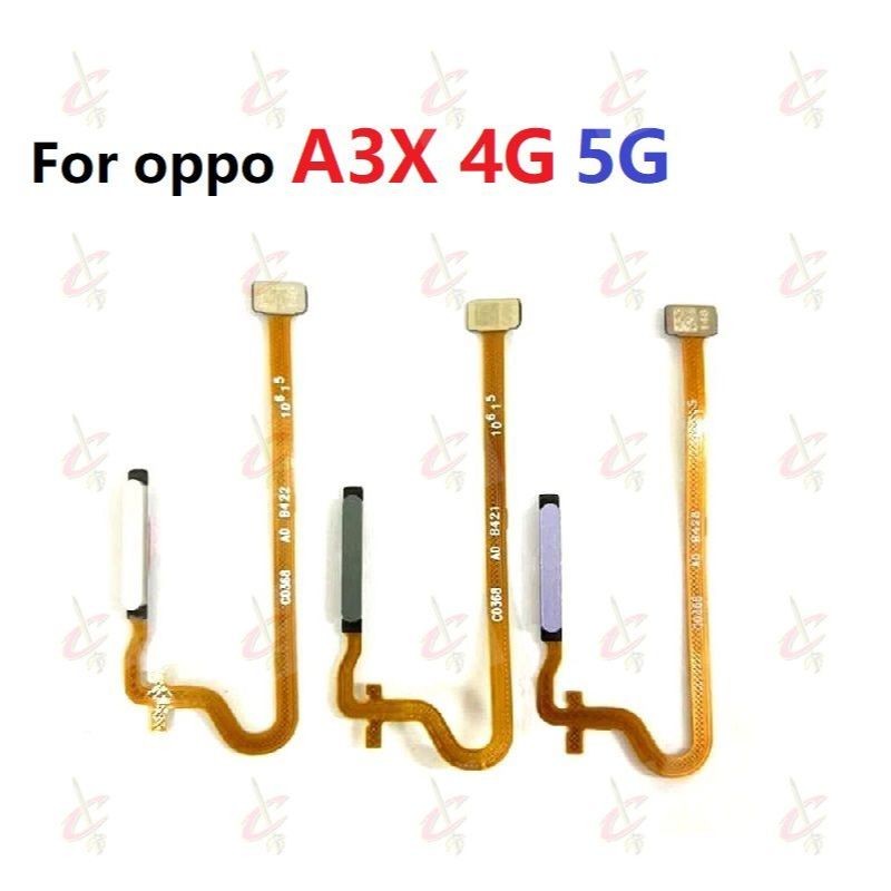 เซ็นเซอร์ลายนิ้วมือพิมพ์ลายนิ้วมือสําหรับ OPPO A3X 4G 5G เปิดปุ่มปิด ...