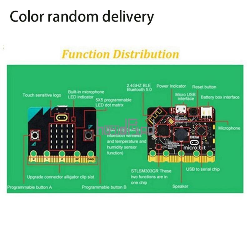 BBC Microbit V2 บอร์ดพัฒนาการศึกษา Makecode Python การเขียนโปรแกรมชุด ...