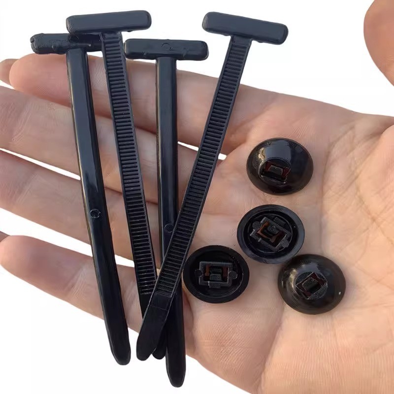 20/50/100Pcs ไนลอน Universal Cable Tie Buckle,Nylon Buckle Cable Tie ...