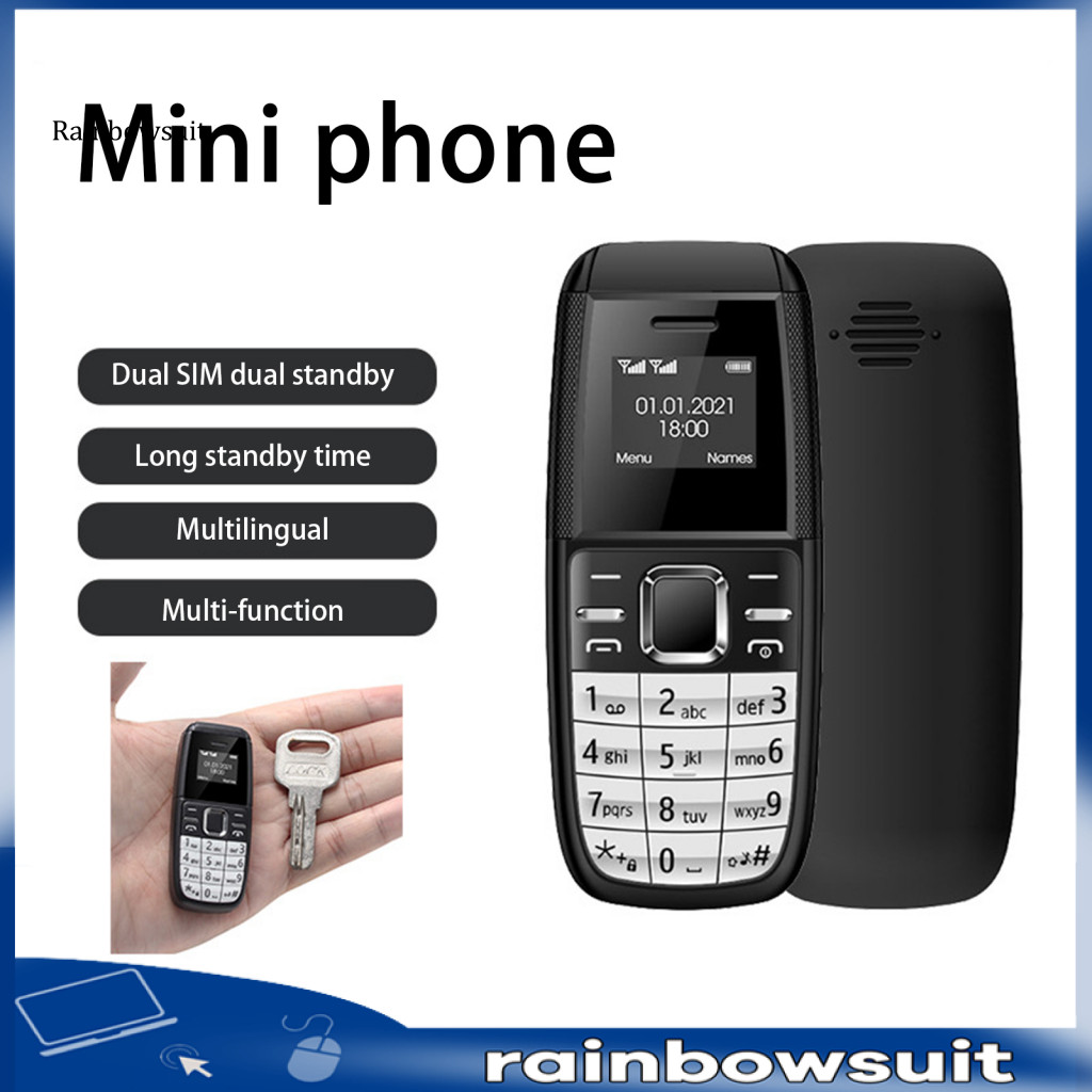 [RB] Mini BM200 Mini Keypad โทรศัพท์ Dual-Cards Dual Standby ไม่มีกล้อง ...