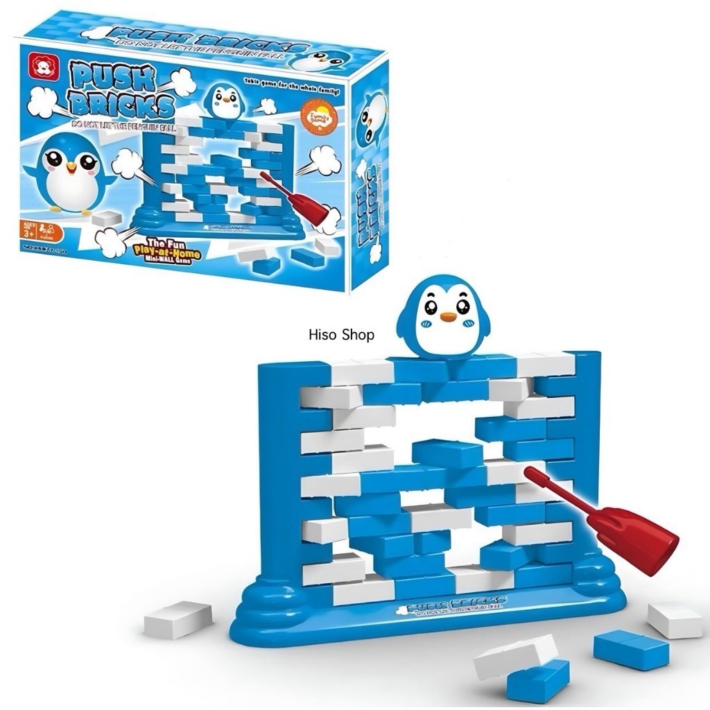 New Push bricks game mini size เกมส์ทุบกำแพงเพนกวิน ขนาดมินิ สุดหรรษา ...